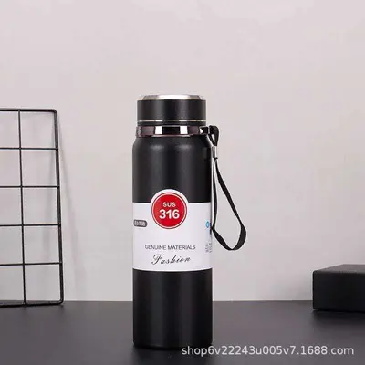Large Capacity Stainless Steel Insulated Water Bottle Outdoor Sports - 7