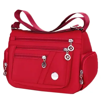Middle-Aged Mom Dumpling Bag Solid Color Minimalist Single-Shoulder - 12
