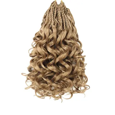 Foreign Trade African Dirty Braid Crochet Hair Extensions GO GO Curl Crochet Hair African Curly Synthetic Fiber Braiding Hair