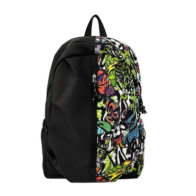 Boys' Graffiti Backpack, American Style Junior High Schoolbag - 6