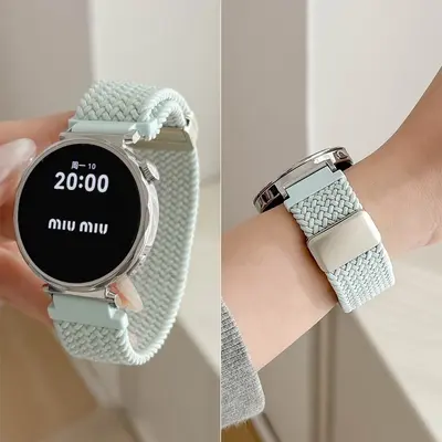 Samsung Watch7/6 ve Huawei GT6/5 Pro Uyumlu Manyetik Naylon Kordon - 4