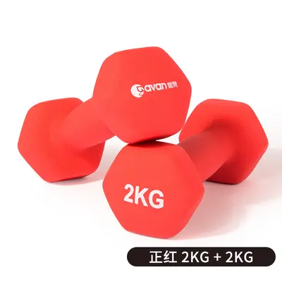 Hexagonal dumbbell set, cast iron, solid construction - 8