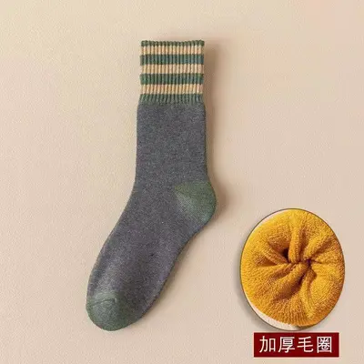 Women's Terry Socks, Thick Velvet Warm, Autumn and Winter - 10