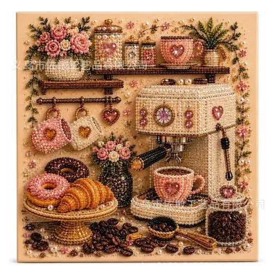 El Yapımı DIY Elmas ve İnci Tablo Seti, Yeni Ürün - 12