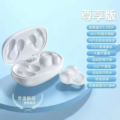 X58 bone conduction Bluetooth earbuds, sports clip design