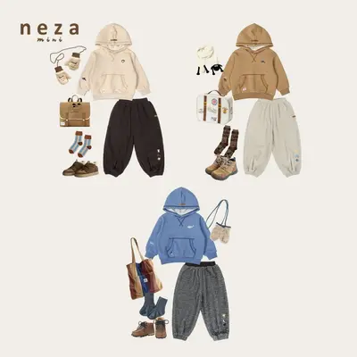 Kids' Cotton Hooded Sweatshirt, Warm, for Boys and Girls