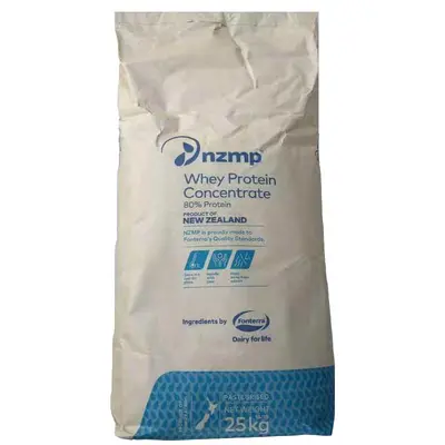 Concentrated Whey Protein Powder WPC80, Heat-Stable