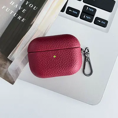 Litchi Pattern Protective Case for AirPods 1/2 and Apple AirPods Pro 3 - 7