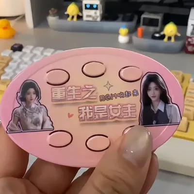 Funny 6-Button Sound Keychain - 7