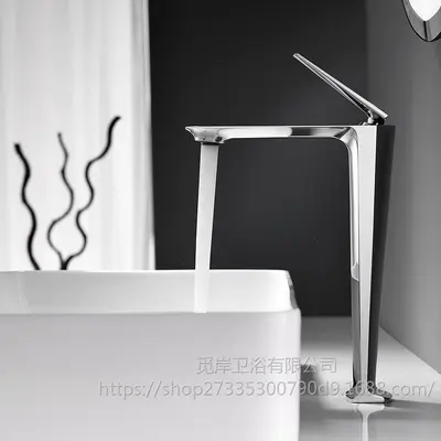 All-Copper Hot and Cold Basin Faucet, Gunmetal - 12