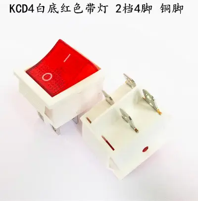 KCD4 tekne anahtarı, ışıklı, 16A 250V - 12