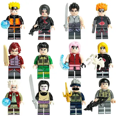 8 Parça Kahraman Ninja Figür Seti Yapı Blokları Eğitici Oyuncak - 8