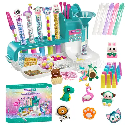 Zauber-Sandstift DIY-Kinder-Stift-Set in Geschenkbox, STEM-Lernspielzeug