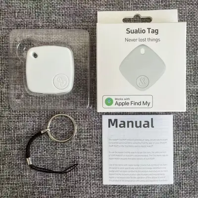 Apple AirTag uyumlu anti-kayıp etiket, kare tasarım - 13