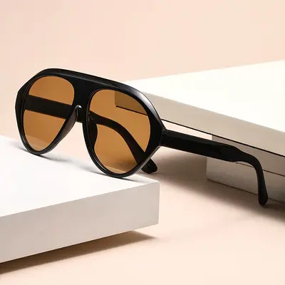 Radsportbrille mit großem Rahmen, Cyberpunk-Design im Y2K-Stil - 7