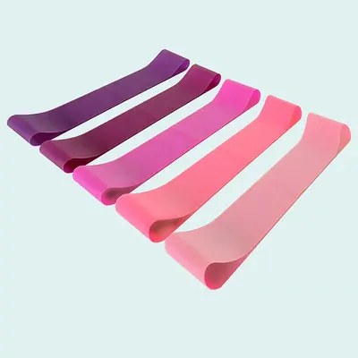TPE Loop Yoga Resistance Band for Leg and Glute Training - 7