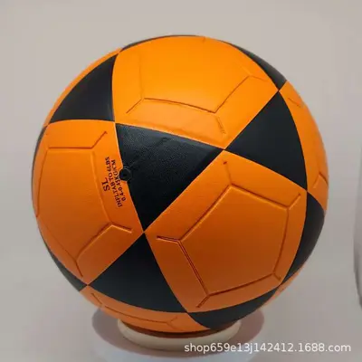 PVC Dikişli Deri Futbol Top No. 5, Aşınmaya Dayanıklı PU, Yetişkin - 13