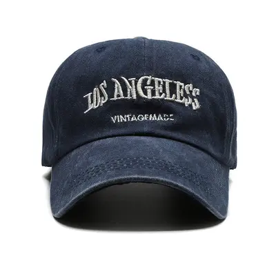 Damenhüte für großen Kopfumfang, Vintage gewaschene Baseballkappen, Herrensonnenhüte mit breiter Krempe, Retro-Trend Grenzüberschreitende Baseballkappen Großhandel. - 9