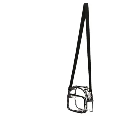 Cross-border popular women's transparent crossbody bag odorless portable crossbody bag travel large capacity shoulder bag