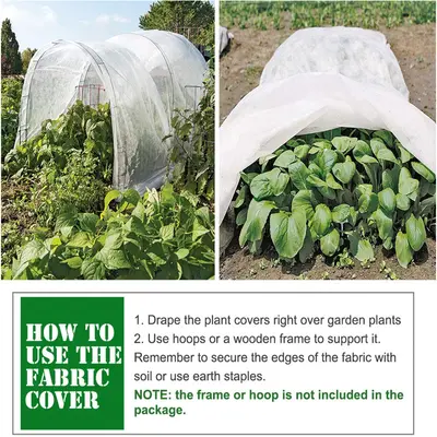 Plant Frost Cover, Cold-Proof Non-Woven Fabric, Vegetable Protection Cover