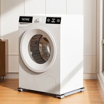 Waschmaschinen- und Kühlschrank-Untergestell mit Lenkrollen und Stoßdämpfern - 5