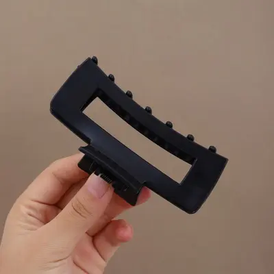 New Minimalist Temperament Hair Clip Women Soft Silicone Shark Clip Korean High-end Feel Claw Clip Large Volume Cross-border Hair Accessories - 7