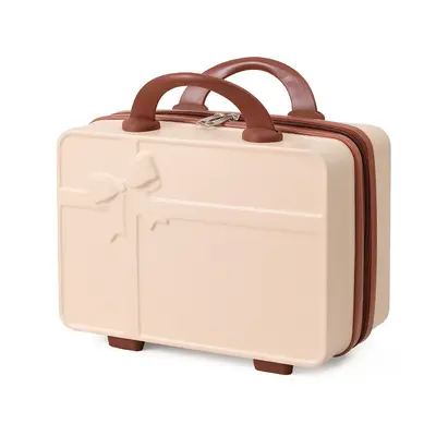 Customized Small Suitcase 14 Inch Makeup Bag Small Luggage Bag Mini Gift Suitcase Cabin Size Suitcase Password Lock Suitcase Macaron Color