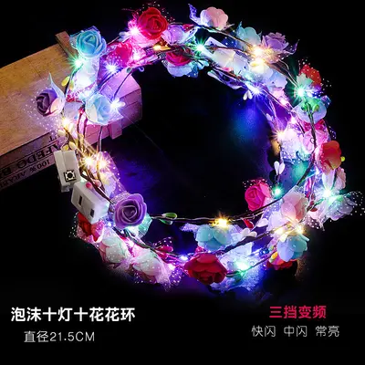 LED-Leuchten-Bobo-Ball-Haarspange, Cartoon-Design - 10