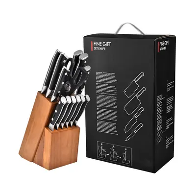 Paslanmaz çelik santoku bıçak seti 4 parçalı - 6