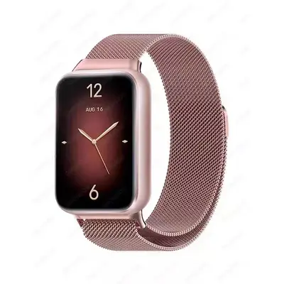 Xiaomi Mi Band 8/9/10 Pro için manyetik örgü Milanese kayış