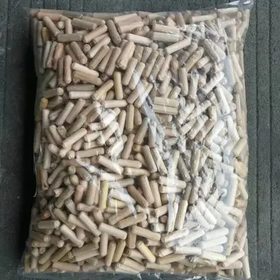 Ahşap dübel M8 x 40, düz ve çapraz damarlı