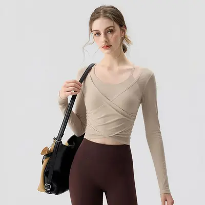 Women's Yoga and Pilates Set with Mesh Cover-Up, 2026 - 11