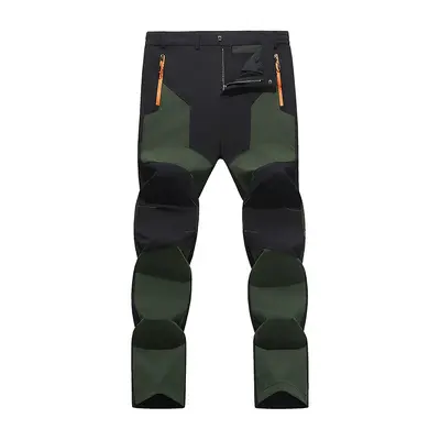 Erkek outdoor softshell dağcılık pantolonu, rüzgar ve su geçirmez, esnek - 11