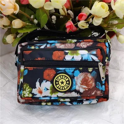 Small Floral Cloth Women's Single Shoulder Bag, 20x15 cm - 12