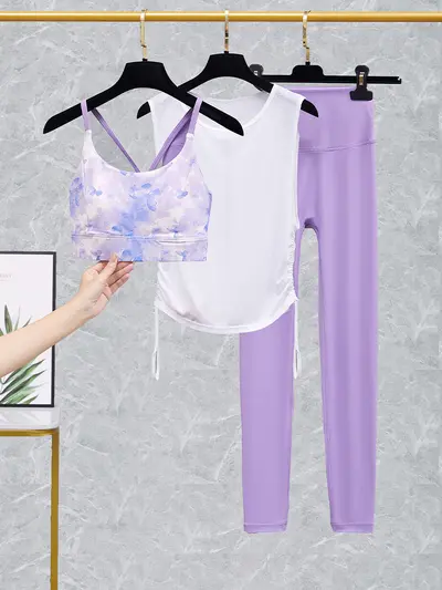 Women's 2026 Yoga Set, Spring Autumn, Pilates Top - 2