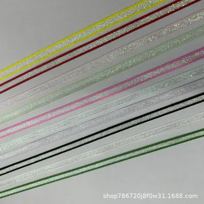 7 mm Iridescent Chiffon Ribbon with Bow Trim
