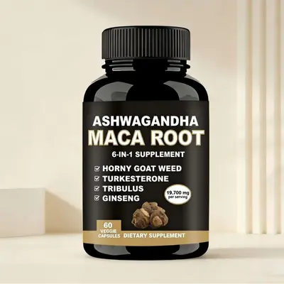 Maca Root Capsules 60 Pcs, Men's Nutritional Supplement - 2