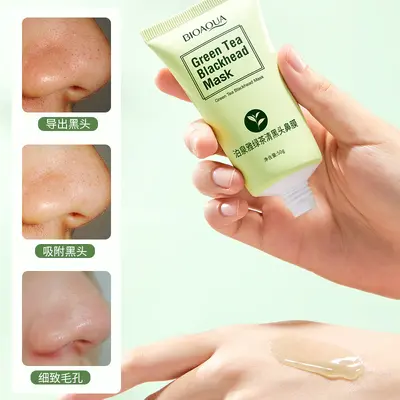 Green Tea Blackhead Removal Peel-Off Nose Strips for T-Zone - 3