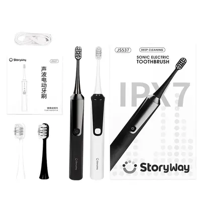 Adult Sonic Electric Toothbrush, Soft Bristles, 4 Modes, Rechargeable - 6
