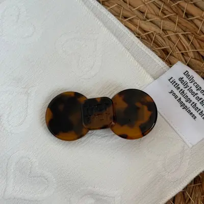 Werwer Acetate Bow Hair Clip, Side Clip, Straight Duckbill Hair Clip - 10