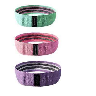 Peach Hip Squat Resistance Band Yoga Knitted Elastic Loop Band