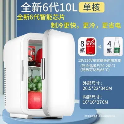 Mini Refrigerator for Student Dorm, Single Person, Cosmetics - 11