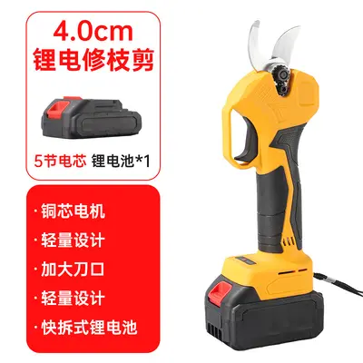 Rechargeable Lithium Electric Pruning Shears for Branches - 12