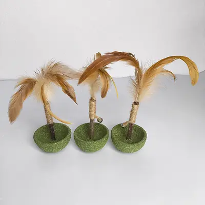 Stehaufmännchen-Katzenminze-Spielzeug mit Glöckchen - 7