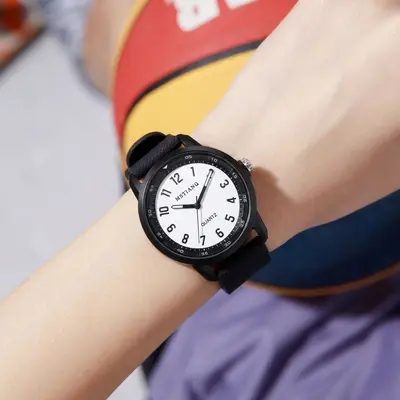 Quartz watch with silent pointer, waterproof, youth model - 3