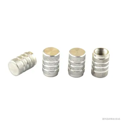 Colored Aluminum Alloy Car Tire Valve Cap - 11