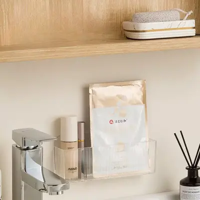 Badezimmer Aufbewahrungsbox transparenter Acryl Kosmetik Organizer - 9