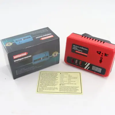 110V/220V invertör, Type-C ve çift USB çıkışlı, yüksek güç - 12