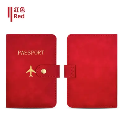 Pasaport koruyucu PU deri cüzdan, çok kartlı, belge saklama - 11