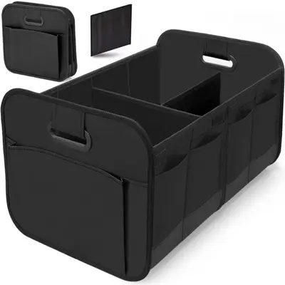 Cross-Border Multifunctional Oxford Cloth Car Storage Box Foldable Trunk Organizer Compartmentalized Reinforced Storage Container - 7
